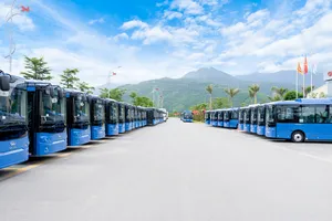 Kim Long Motor bàn giao 650 xe buýt điện phục vụ hành khách TP.HCM