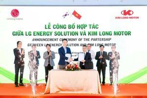 Kim Long Motor và LG Energy Solution hợp tác sản xuất, lắp ráp pin ô tô điện 