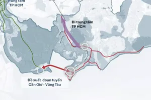 UBND TP.HCM phản hồi về đề xuất làm đường vượt biển nối Cần Giờ với Vũng Tàu