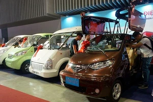 Chiếc xe hơi điện “made in Việt Nam” xuất hiện tại một triển lãm diễn ra ở TPHCM- Ảnh minh họa