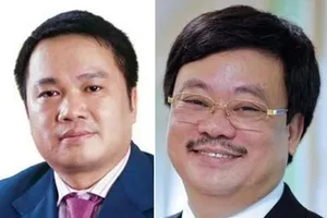 Ông Hồ Hùng Anh (trái) và ông Nguyễn Đăng Quang được xem là một "bộ đôi" gắn bó lâu năm.