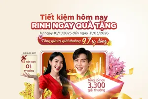Cơ hội trúng 1 tỷ đồng khi tham gia chương trình 'Tiết kiệm hôm nay – Rinh ngay quà tặng' của Agribank