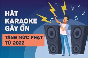 Hát karaoke gây ồn: Tăng mức phạt từ 2022