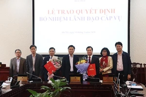 Nhân sự mới Bộ Tư pháp