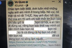 Lộng ngôn trên mạng! 