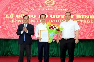 Cục Thuế tỉnh Bình Định có tân cục trưởng