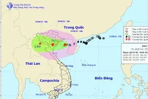Bão Thần Sét giật cấp 13 áp sát các tỉnh ven biển Bắc Bộ