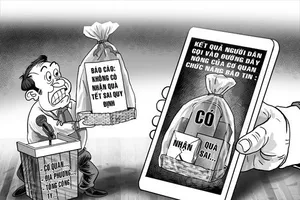 Xử lý nghiêm việc nhận tặng quà tết không đúng quy định