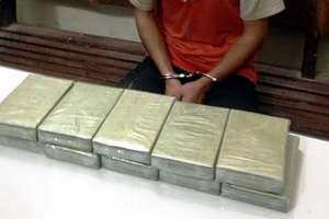 Đem 6 bánh heroin và 6 kg ma túy từ Lào về thì bị bắt