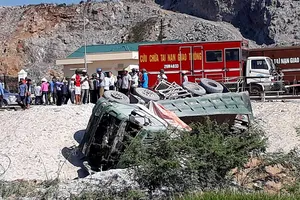 Hiện trường vụ tai nạn tàu lửa kinh hoàng ở Thanh Hóa