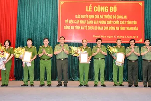 Công an tỉnh Thanh Hóa có thêm 4 phó giám đốc