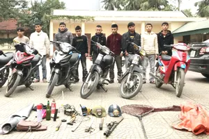 Bắt giữ nhóm cướp, trộm cắp tài sản nguy hiểm ở Thanh Hóa