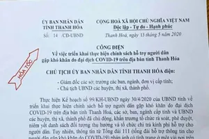 Người vận động người dân từ chối nhận hỗ trợ sẽ bị xử nghiêm