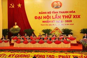 Khai mạc Đại hội đại biểu Đảng bộ tỉnh Thanh Hóa lần thứ XIX