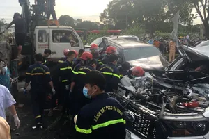 Tai nạn liên hoàn trên quốc lộ 1A qua Thanh Hóa, 1 người tử vong