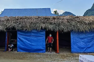 Người dân phải cách ly trong lều ở Thanh Hóa đã về nhà