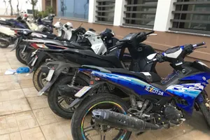 Đường dây trộm cắp xe máy chuyên nghiệp ở Thanh Hóa sa lưới