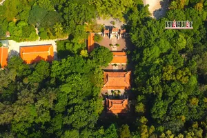 Toàn cảnh đền Bà Triệu ở Thanh Hóa, nơi dự kiến dựng tượng đài cao 36m 