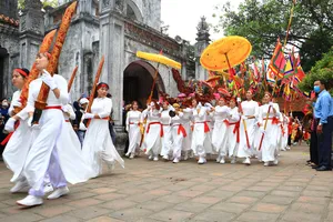 Hoành tráng Lễ hội Đền Bà Triệu và đón nhận Di sản văn hóa phi vật thể quốc gia