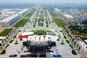 Thành phố biển Sầm Sơn trước đêm khai hội du lịch biển 2023