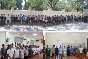 Cảnh sát đột kích sới gà, bắt quả tang 142 con bạc