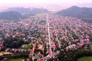 Chiêm ngưỡng làng quê ở Thanh Hóa quy hoạch kiểu ô bàn cờ 