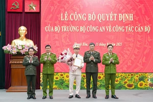 Thượng tá Trịnh Văn Giang làm Phó Giám đốc Công an tỉnh Thanh Hóa