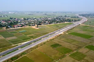 Toàn cảnh tuyến đường Vạn Thiện - Bến En nối cao tốc Bắc Nam