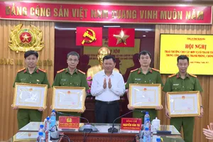 Phá nhiều chuyên án lớn, nhiều tập thể Công an tỉnh Thanh Hóa được khen thưởng