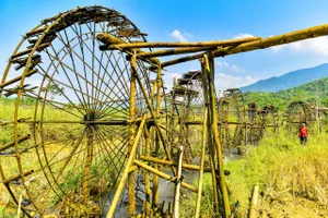 Chiêm ngưỡng những bánh xe nước ở Thanh Hóa thu hút khách du lịch