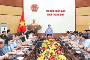 Chủ tịch tỉnh Thanh Hóa chỉ đạo ứng phó với bão số 9