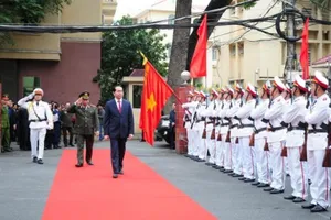 Chủ tịch nước thăm và làm việc tại Công an Hải Phòng