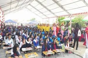 Hải Phòng: Hơn 500 học sinh giỏi dự lễ khai bút 