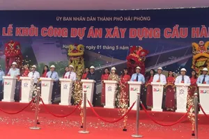 Khởi công 2 cầu quan trọng nối Hải Phòng - Thái Bình