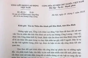 Tổng liên đoàn lao động: HĐXX cần cẩn trọng vụ bác sỹ Lương