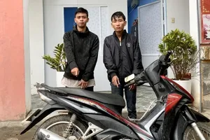2 thanh niên thực hiện 12 vụ trộm xe máy ở 7 tỉnh, thành 