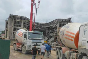 Quảng Bình: Phạt 142 triệu đồng vụ sập giàn giáo trung tâm văn hoá