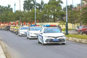 Công an tỉnh Quảng Bình ra quân trấn áp tội phạm