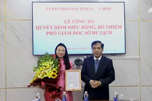 Phó bí thư Tỉnh đoàn Quảng Bình được bổ nhiệm làm Phó giám đốc Sở Du lịch