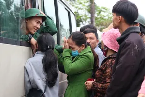 Thanh niên Quảng Bình, Thừa Thiên Huế hăng hái lên đường nhập ngũ