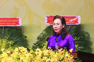 Bà Phạm Thị Hân tái đắc cử chức Chủ tịch UBMTTQ Việt Nam tỉnh Quảng Bình