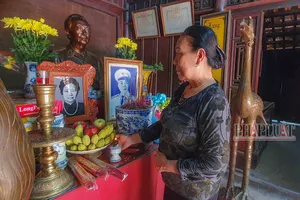 Lập di ảnh phu nhân Đại tướng Võ Nguyên Giáp ở quê Quảng Bình