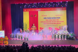 Hơn 400 đại biểu tham dự hội thảo khoa học về Thiếu tướng Hoàng Sâm