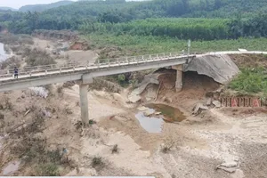 Công bố tình huống khẩn cấp với cầu Cồn Cùng ở Quảng Bình