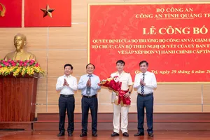 Thiếu tướng Nguyễn Thanh Liêm làm Giám đốc Công an tỉnh Quảng Trị 