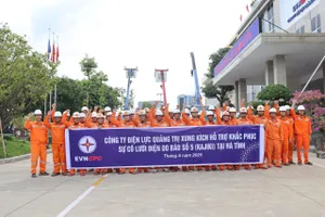 Điện lực Quảng Trị cử 55 người ra Hà Tĩnh hỗ trợ khắc phục sự cố lưới điện