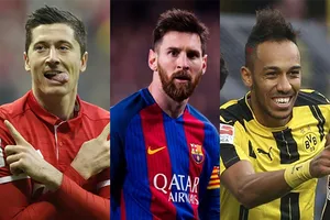  Messi dẫn đầu danh sách cuộc đua chiếc giày vàng