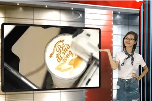 In ảnh lên trà sữa,trào lưu khiến giới trẻ 'phát cuồng'