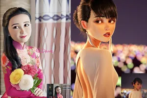 Cô gái biến hình ảnh người thật thành nhân vật Pixar