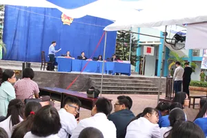 Giáo dục pháp luật cho học sinh qua phiên tòa lưu động